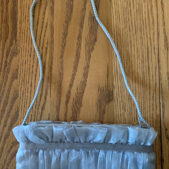 Jessica McClintock | Silver Evening Bag - Picture 2 of 3